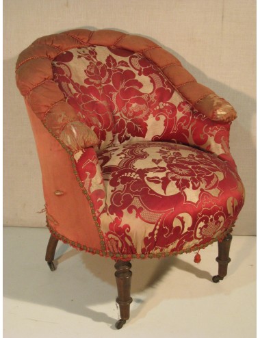 2 modern red fantasy armchairs
