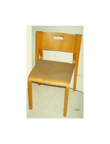 Modern maple armchair
