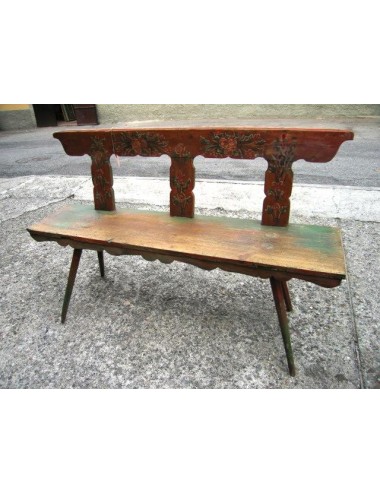 Painted bench