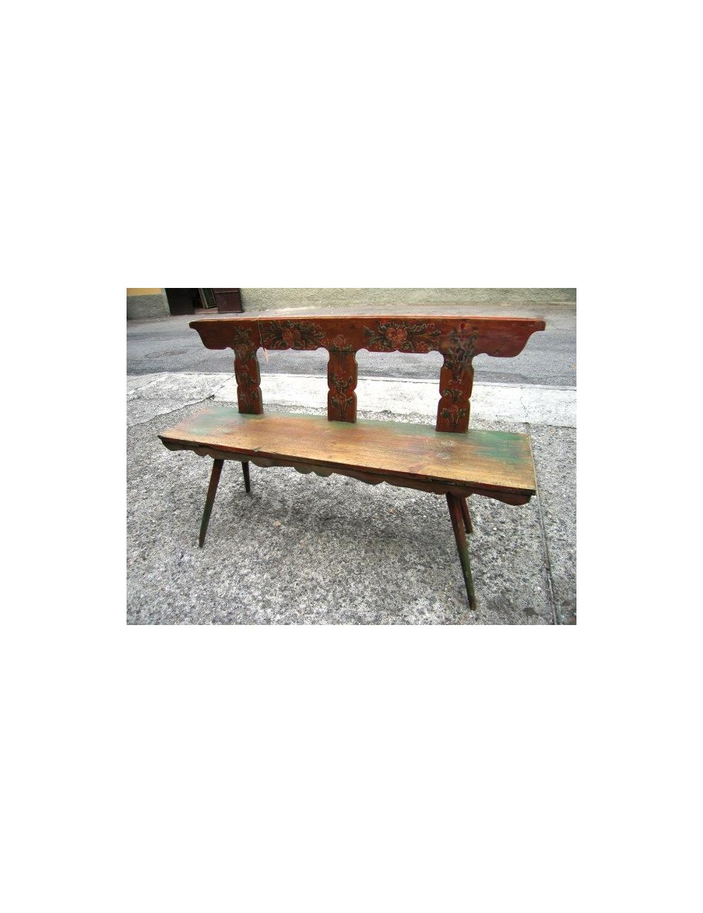 Painted bench Painted bench