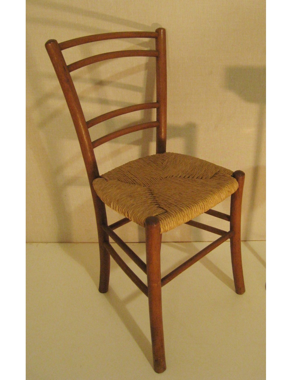 6 Sedie in faggio con sedile impagliato, stile Thonet 6 Sedie in faggio con sedile impagliato, stile Thonet