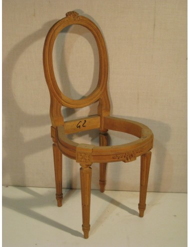 Fusto per sedia in legno di epoca Moderna