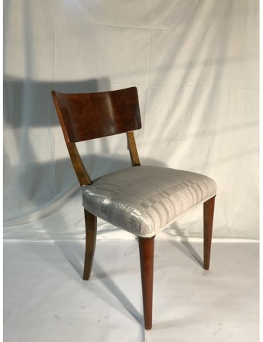 4 original deco chairs (2 + 2 different fabric)