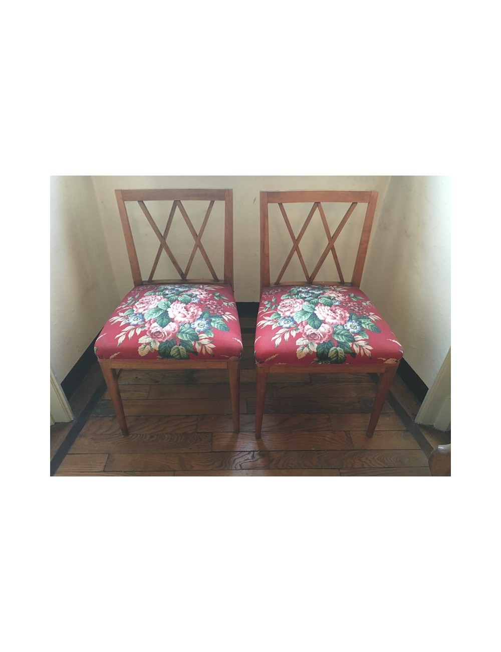 2 modern chairs