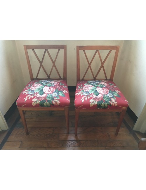 2 modern chairs