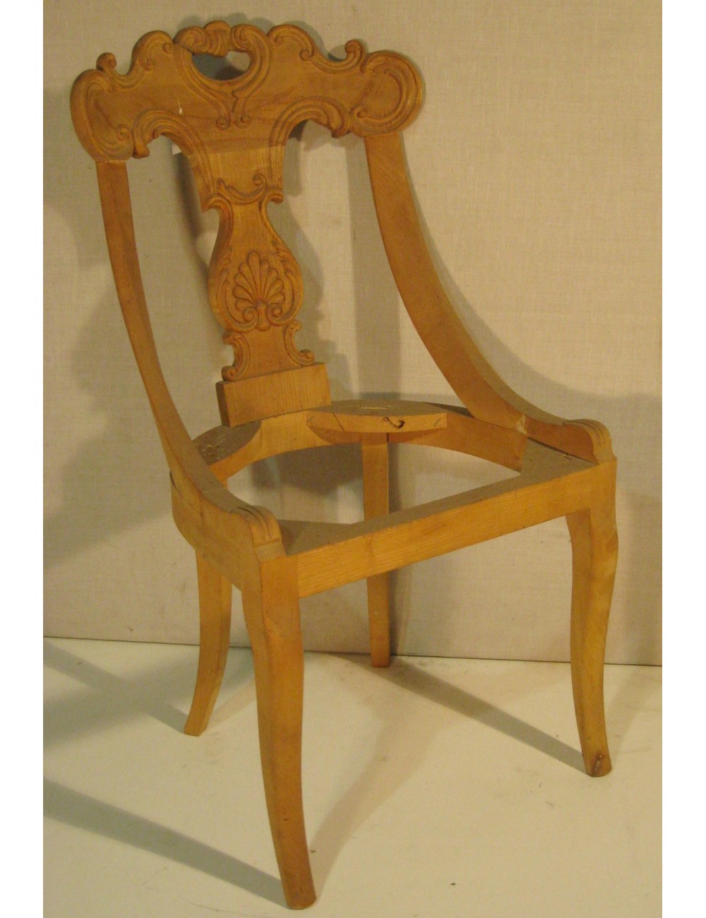 Machined chair back