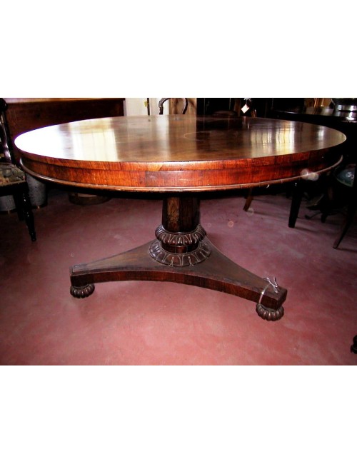 Regency-style rosewood table
