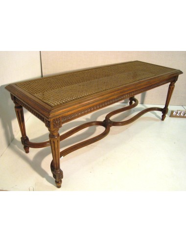 LXVI-style Vienna cherry bench with cushion