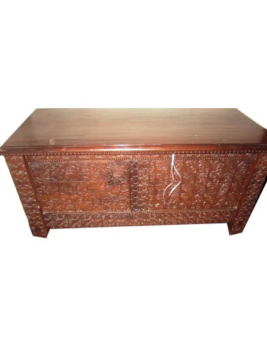 Cassapanca in legno dolce in stile afgano