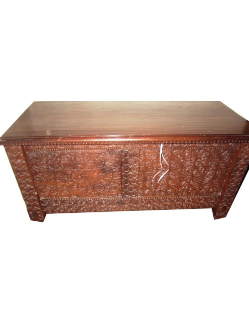 Cassapanca in legno dolce in stile afgano