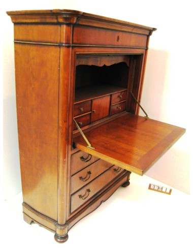 Armadio secretaire moderno a ribalta in stile '800