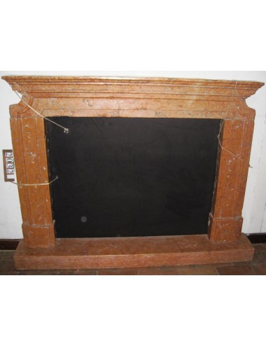 Verona red marble fireplace -grande '600- mouth size cm. 94x116h