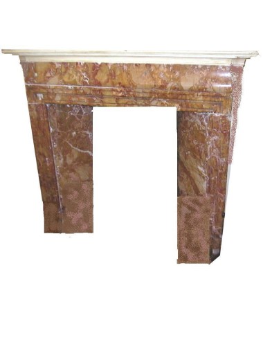 English fireplace wood + marble