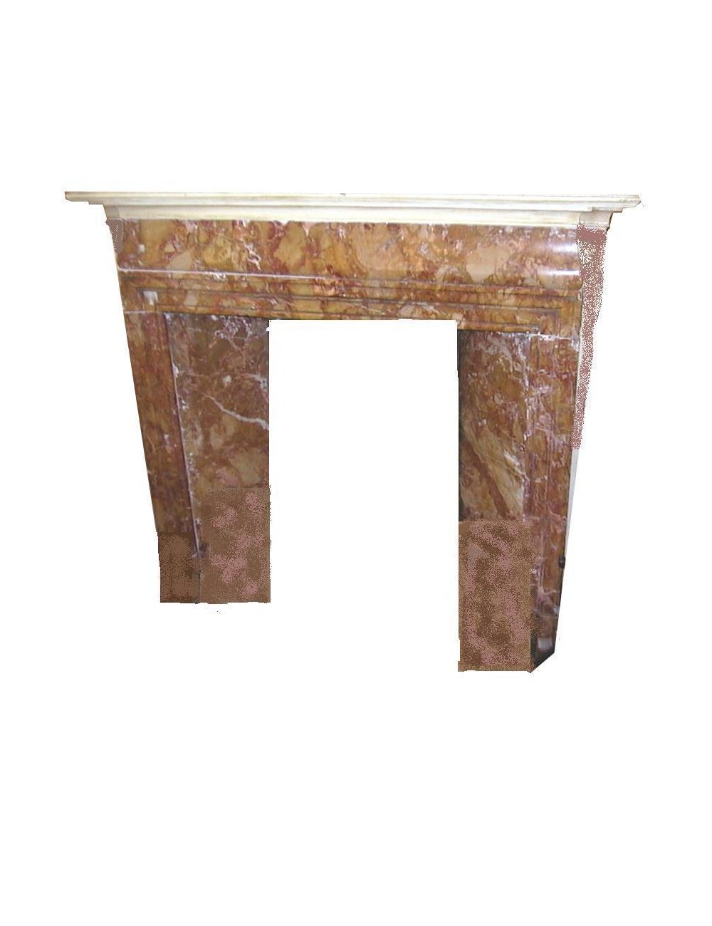 English fireplace wood + marble English fireplace wood + marble