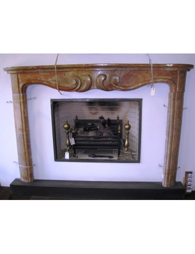 Marble fireplace