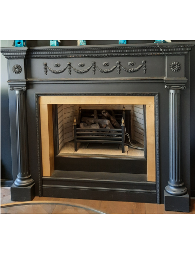 Wooden fireplace mouth cm. 72x74h