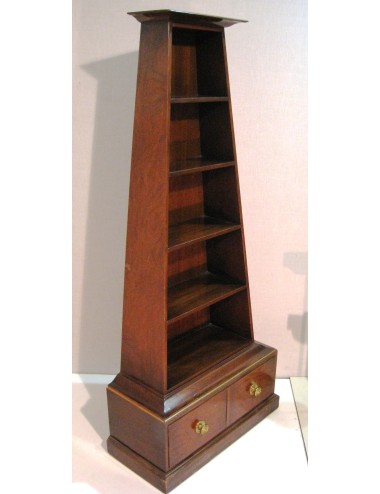 Etagère moderna a piramide in mogano