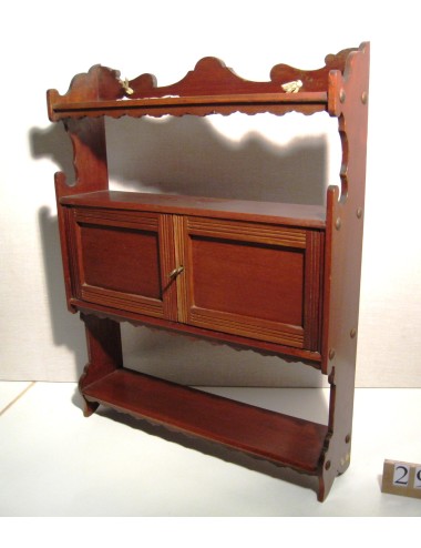 Pensile / Etagère Epoca Vittoriana in mogano