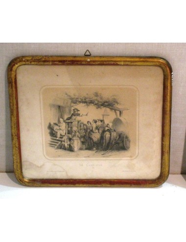 2 French sketch prints