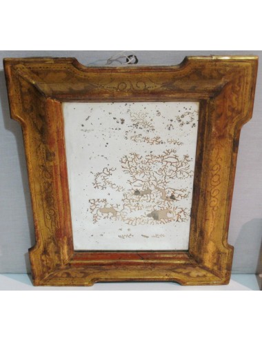 Old gilded mirror