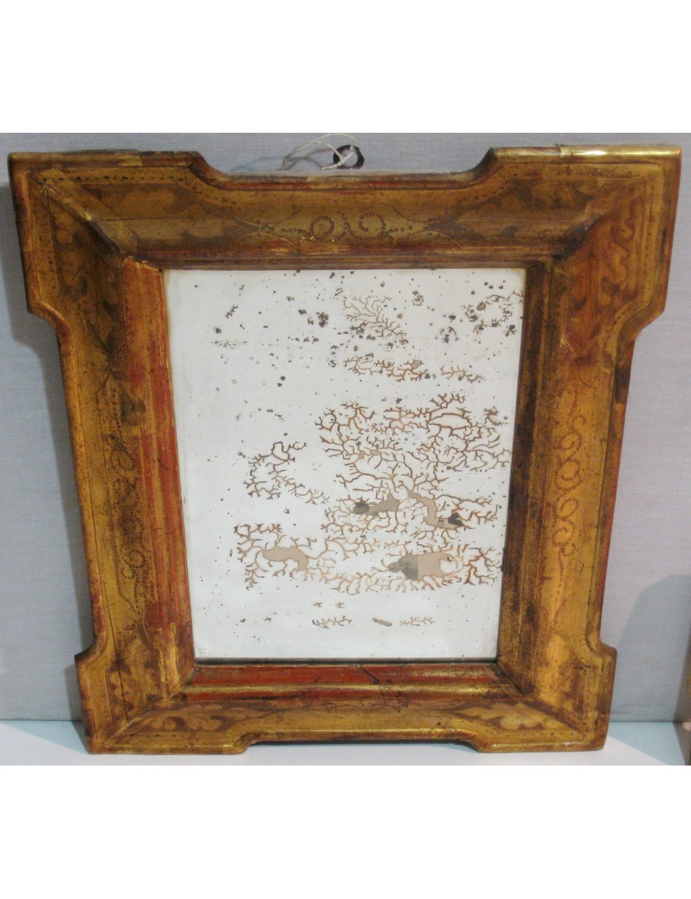 Old gilded mirror