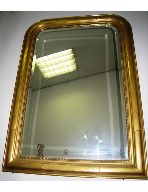 Specchiera dorata moderna stile Luigi Filippo