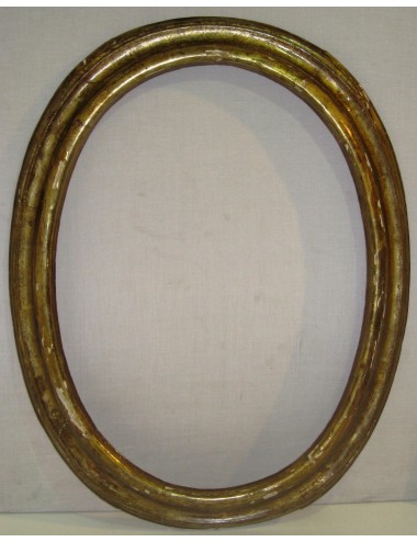 Mirror/Oval frame only gold