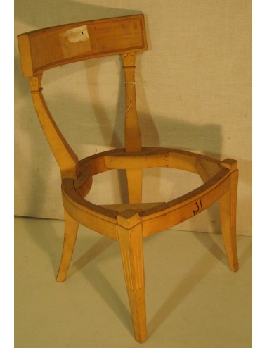 Fusto per sedia moderna in legno