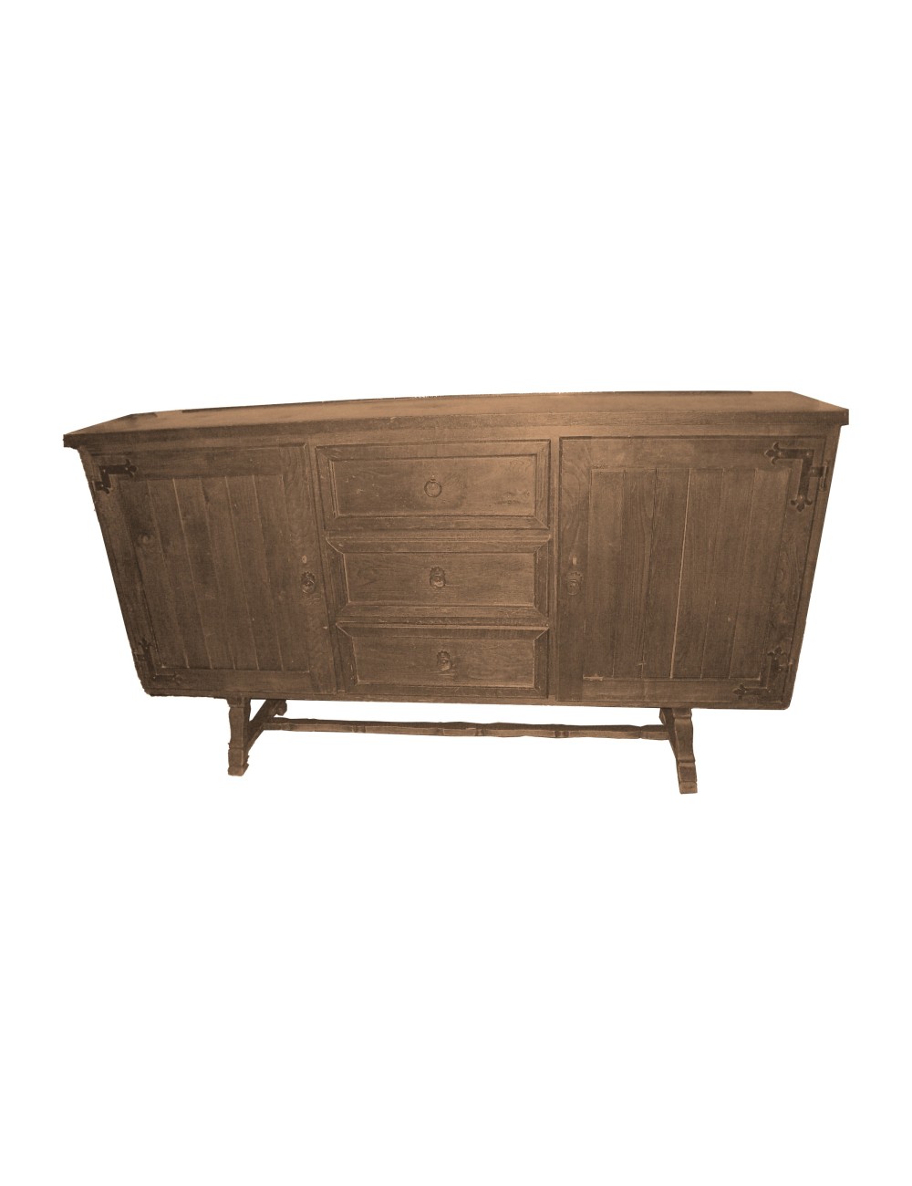 Credenza moderna in castagno Credenza moderna in castagno