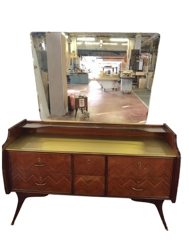 6-drawer chest of drawers with mirror