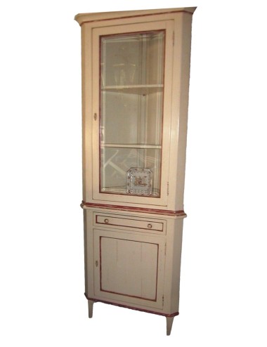 Modern lacquered corner unit with riser