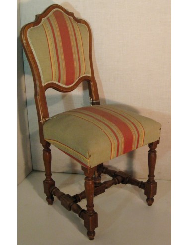 Modern striped tess back chair