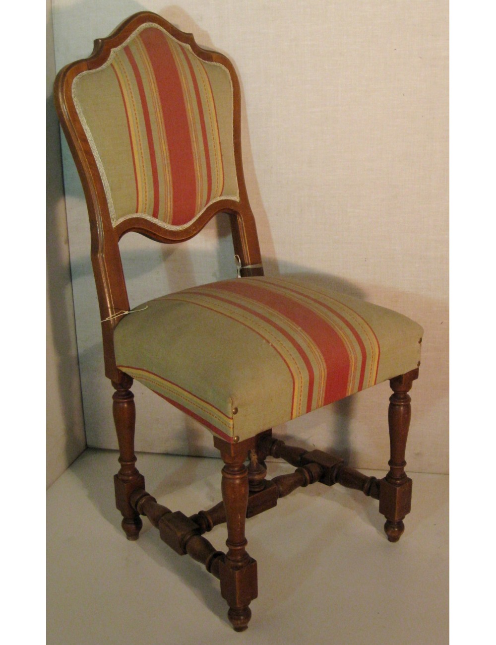 Modern striped tess back chair Modern striped tess back chair