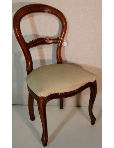 2 Chairs 1 English style - 1 19th century modern style