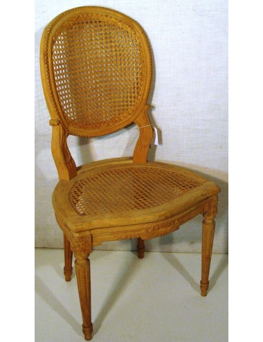2 unfinished Vienna straw chairs L65 modern