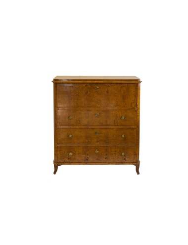 Mobile Biedermeier impiallacciato radica di betulla inizi '800