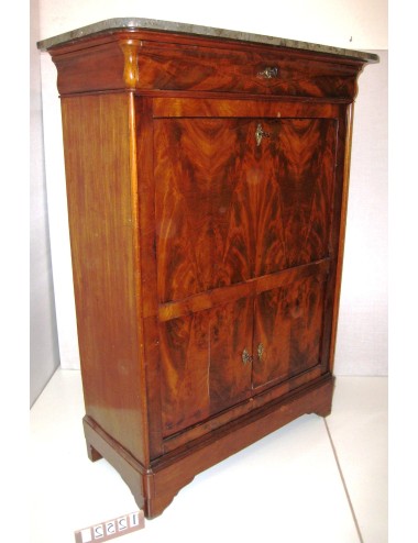 Secretaire francese in mogano stile Luigi Filippo