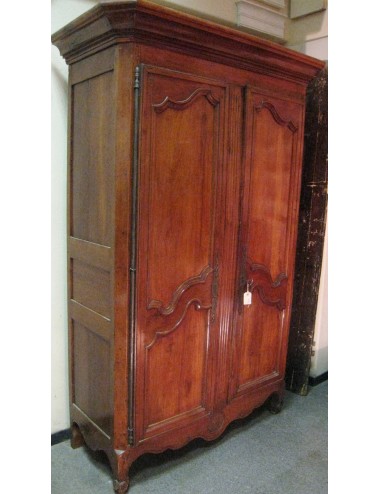 Cherry wardrobe with French shaped doors L.XIV