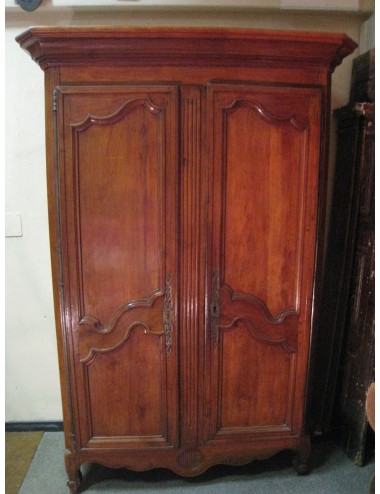 Cherry wardrobe with French shaped doors L.XIV