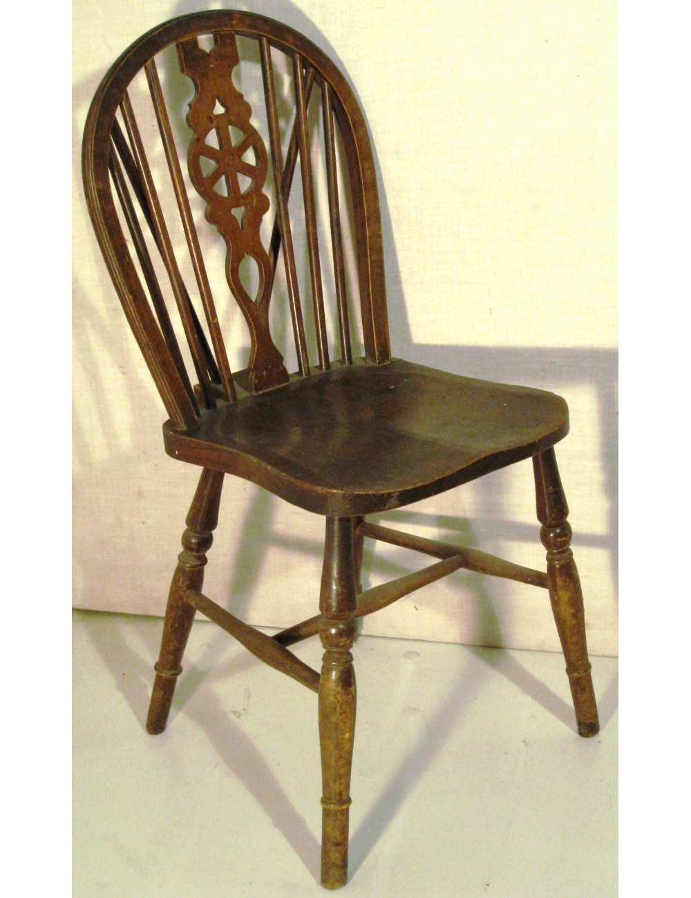 4 sedie moderne stile inglese Windsor Vittoriano in faggio e olmo