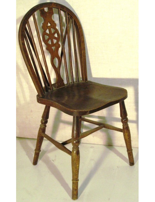 4 sedie moderne stile inglese Windsor Vittoriano in faggio e olmo
