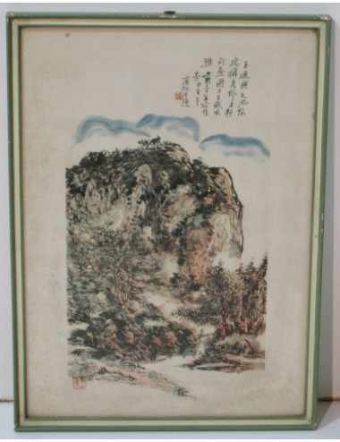 12 Chinese Frame Prints Green