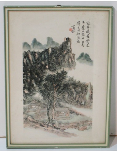 12 Chinese Frame Prints Green