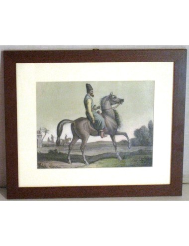 3 prints of men on horseback L148 (no. 6)