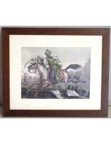 3 prints of men on horseback L148 (no. 6)