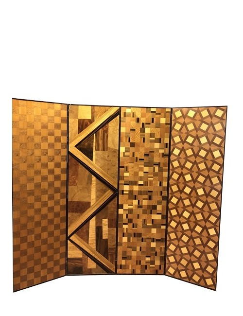 4-leaf screens each 53 x 184h cm