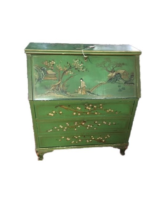 Ribalta moderna laccata con decori stile giapponese