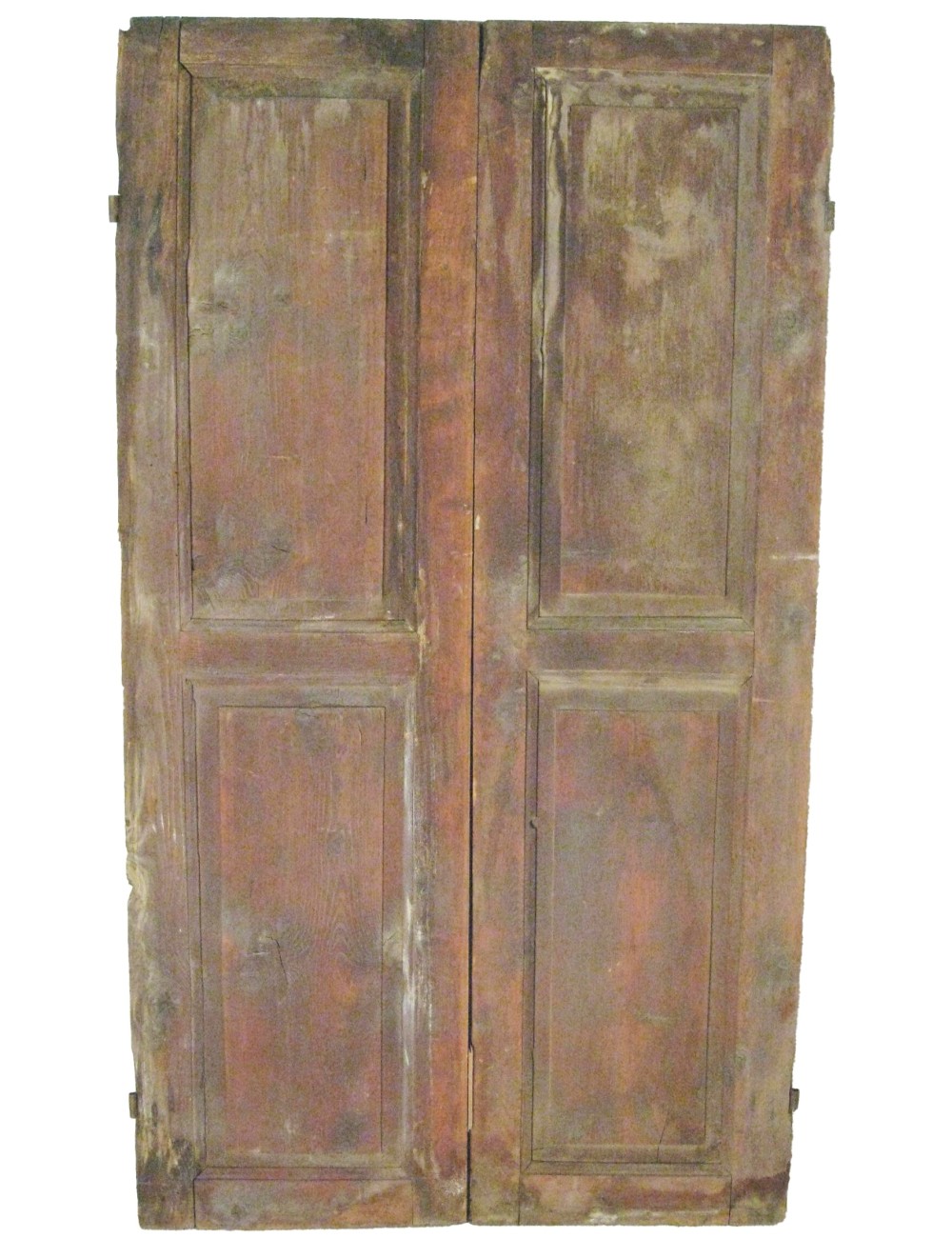 Multi-mirror fir doors to be restored Multi-mirror fir doors to be restored