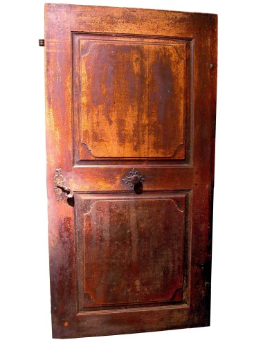 Light walnut door in need of restoration