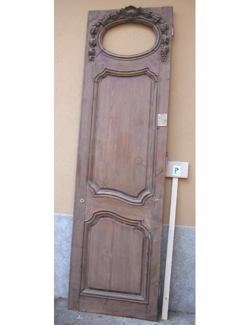 Worked fir door for restoration